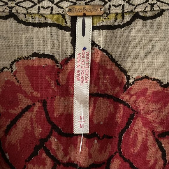 Free People Smell The Roses Mini Dress NWT - Picture 8 of 8